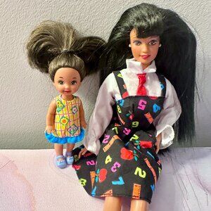 1995 Teacher Barbie with one student